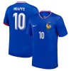 Camiseta de fútbol Francia Mbappé 10 Primera Equipación Euro 2024 - Hombre